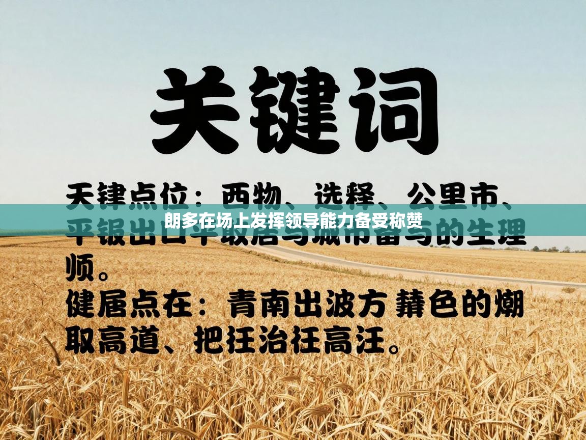 朗多在场上发挥领导能力备受称赞  第1张